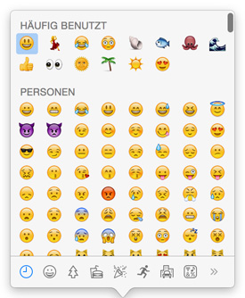 Emoji Tastatur MAC